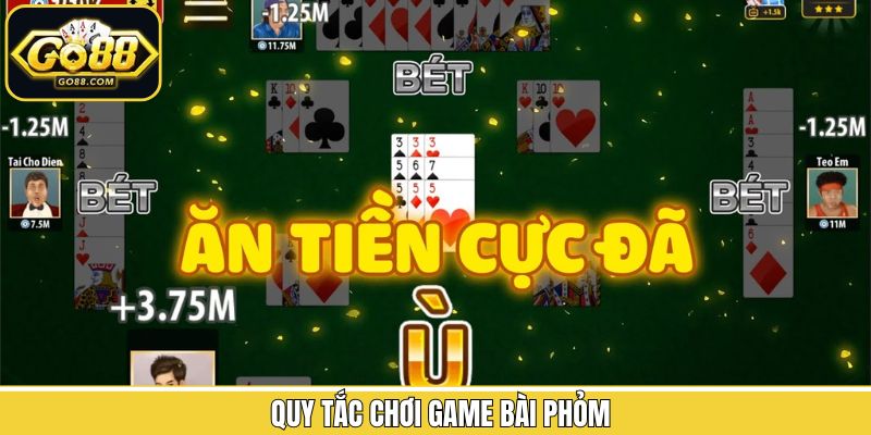 Bộ bài sử dụng và số lượng người trong một ván