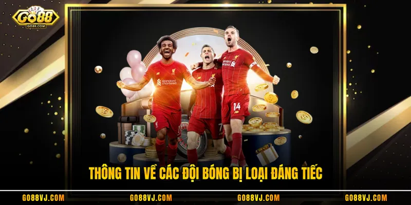 Thông tin về các đội bóng bị loại đáng tiếc